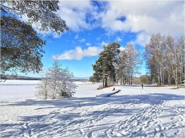 Falun during winter time